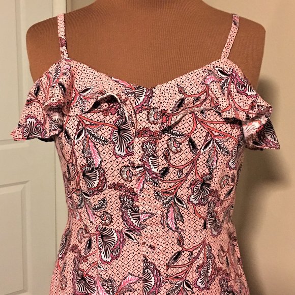 HOPE & HARLOW Bazaar Floral Maxi Dress  |  Size 6 - Picture 4 of 13